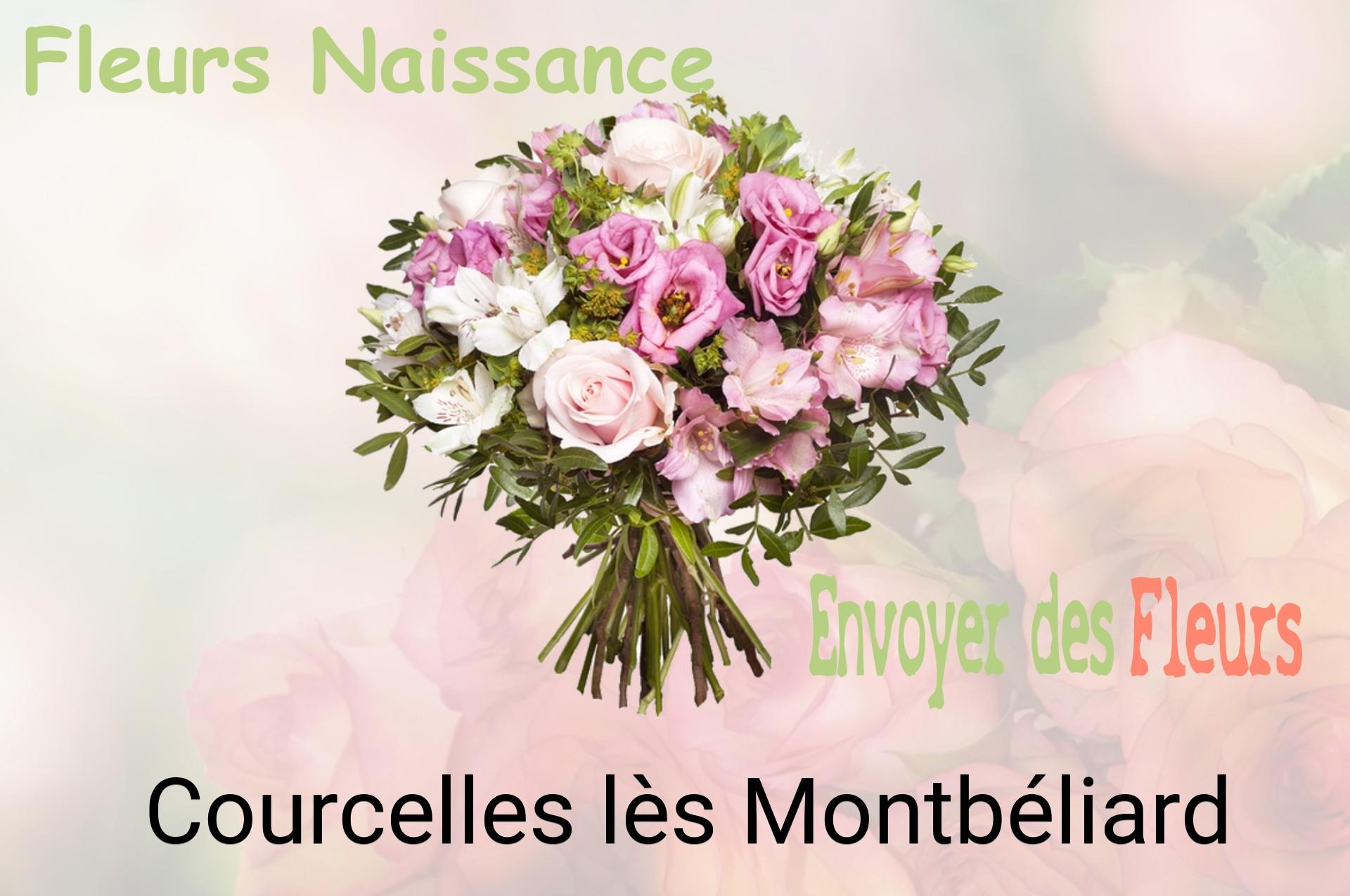Bouquet de fleurs de naissance livré à Courcelles-lès-Montbéliard