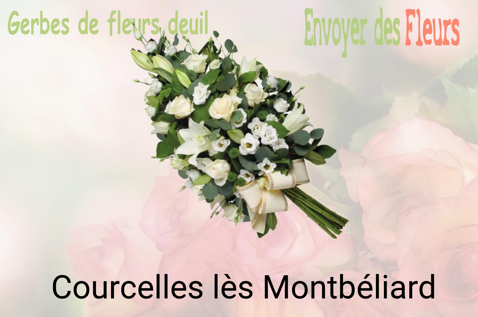 Gerbe de fleurs de deuil livrée à Courcelles-lès-Montbéliard