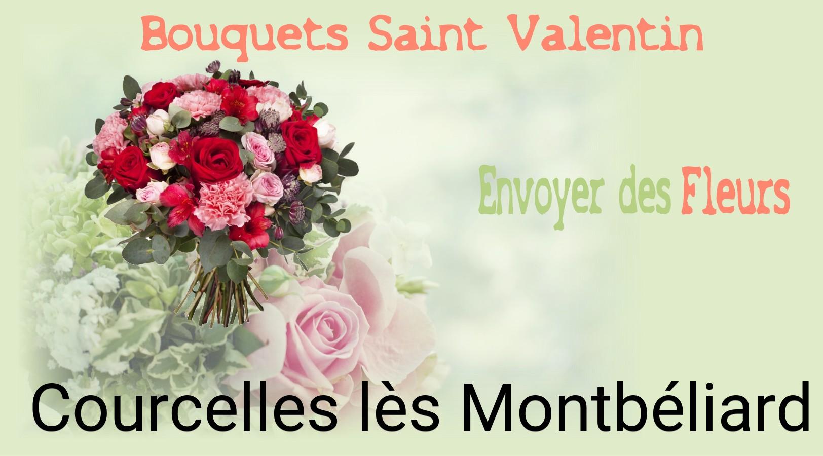 Roses de Saint-Valentin livrées à Courcelles-lès-Montbéliard